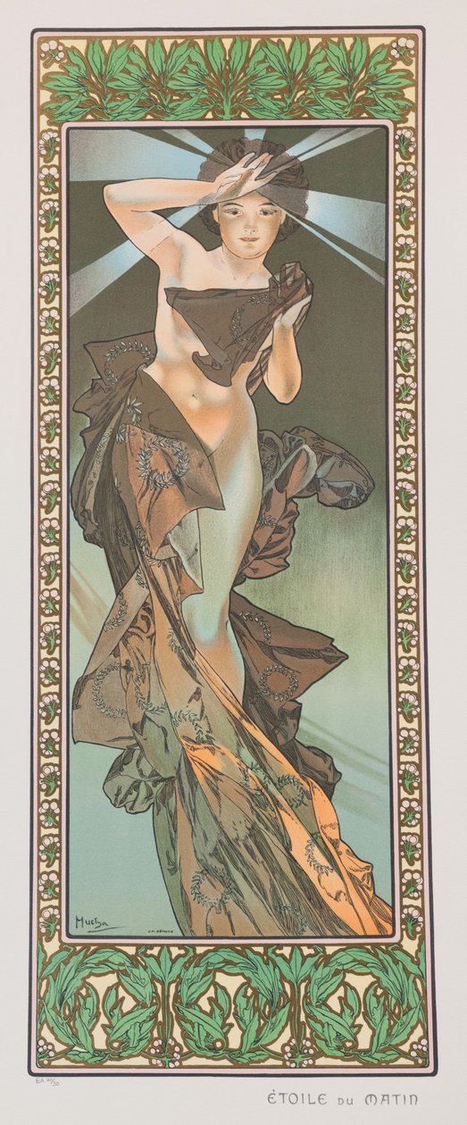 晨星晨星，1902年。 作者 阿方斯·慕夏