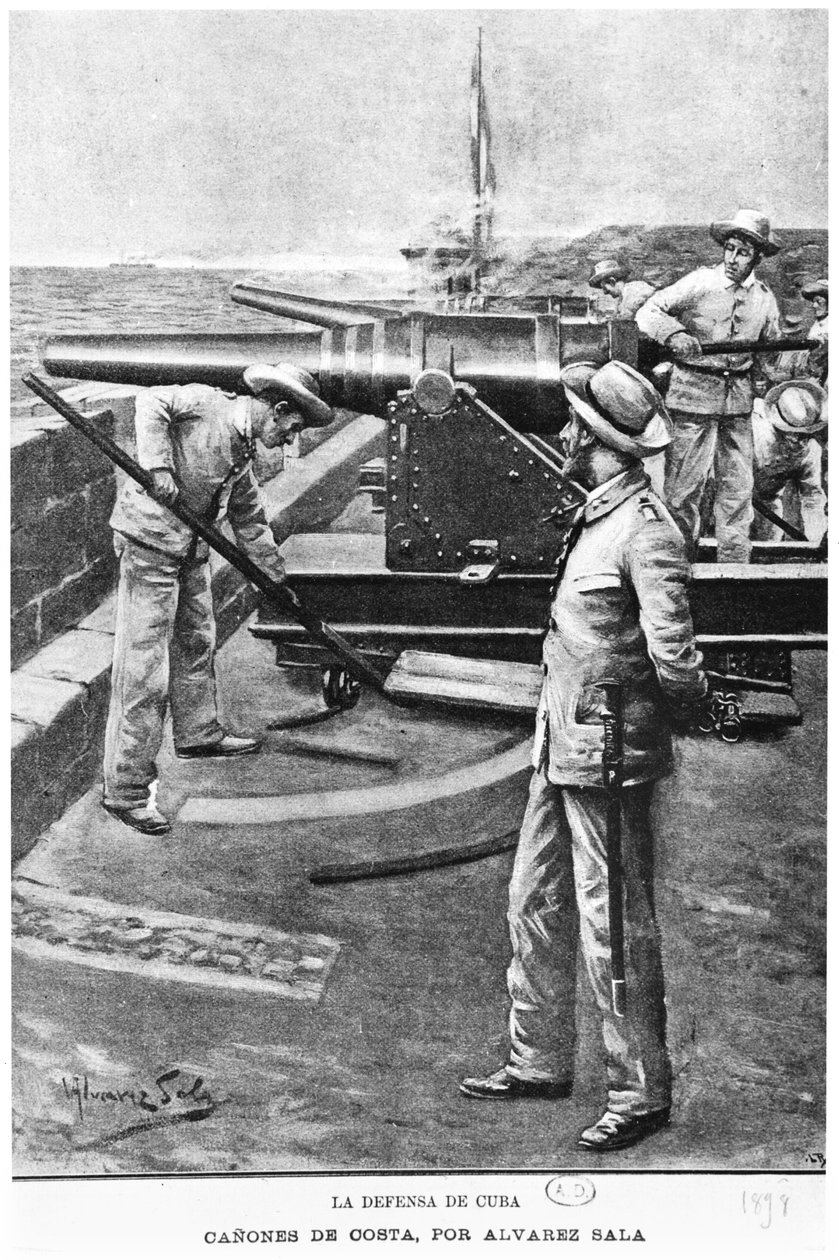 保卫古巴，1898年 作者 阿尔瓦雷斯·萨拉
