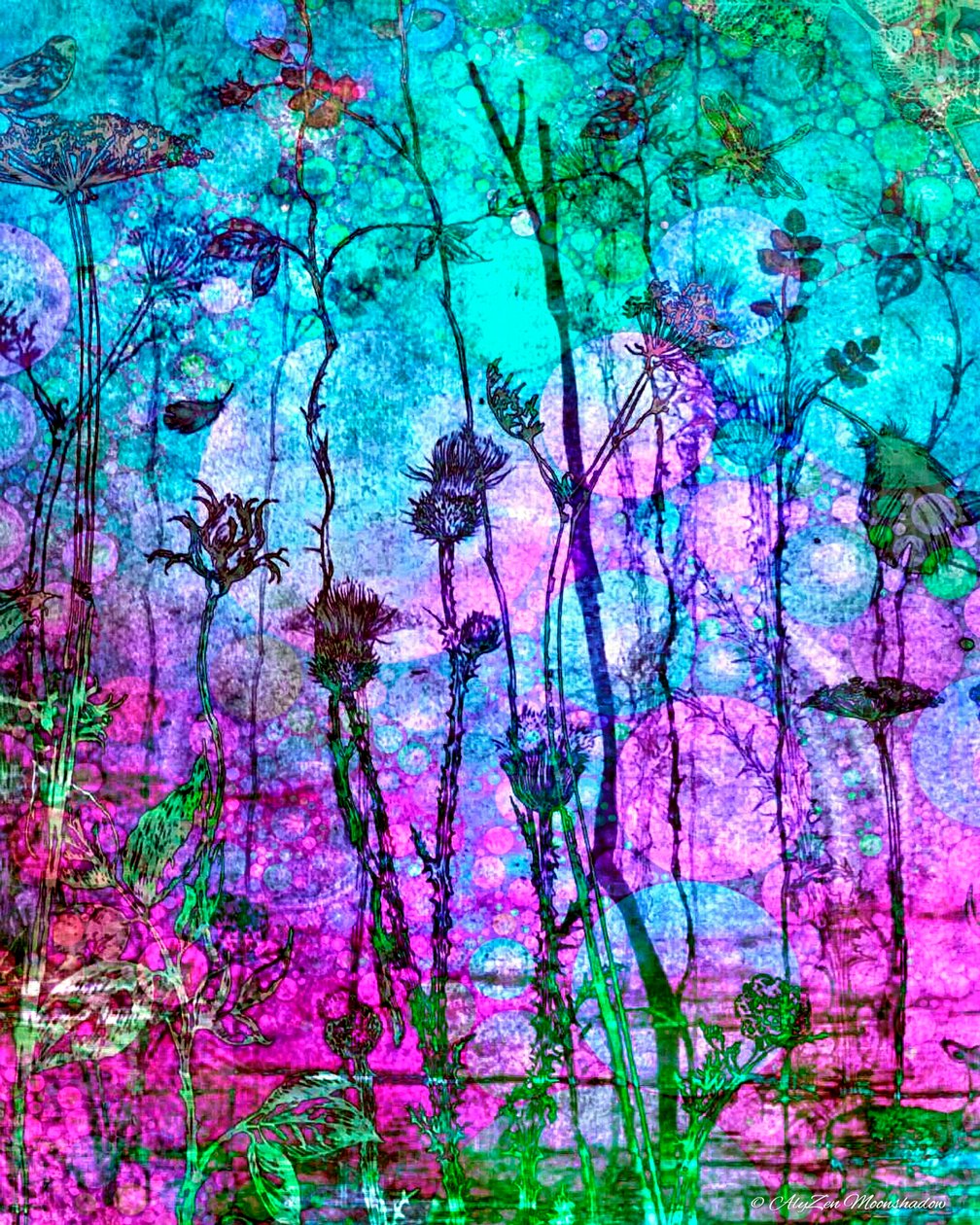 2014年，Rich Tapestry（酷），（数字混合媒体电话） 作者 艾丽森·月影