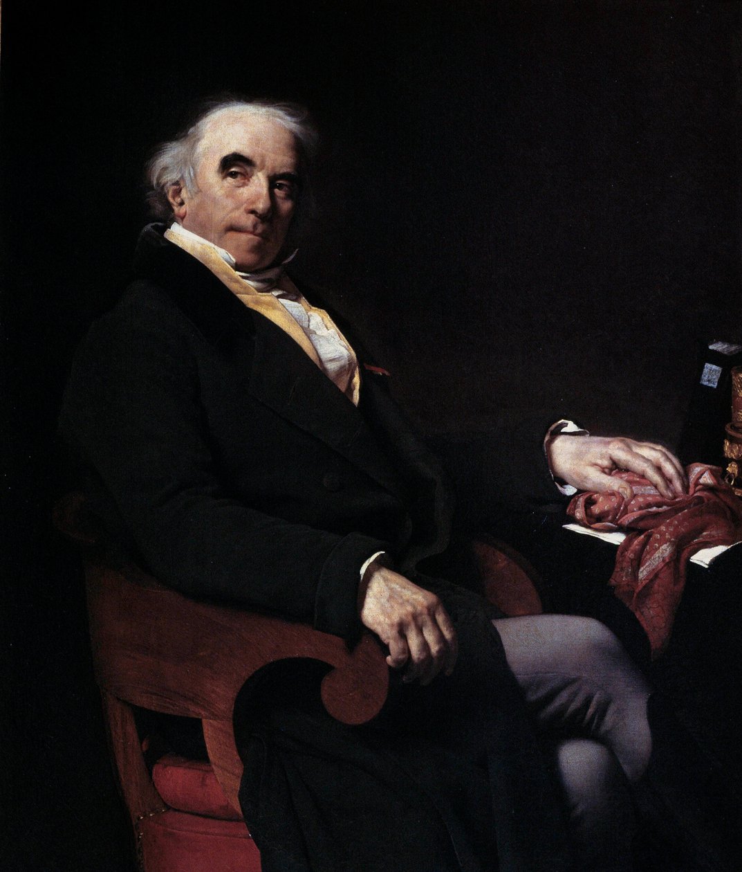 南特伊·拉诺维尔骑士肖像 (1754-1834) 皇家信息总署 南特伊·拉诺维尔骑士肖像 (1790-1819) 1817 Sun。 1.29×1.02米 作者 安迈帕格内斯特