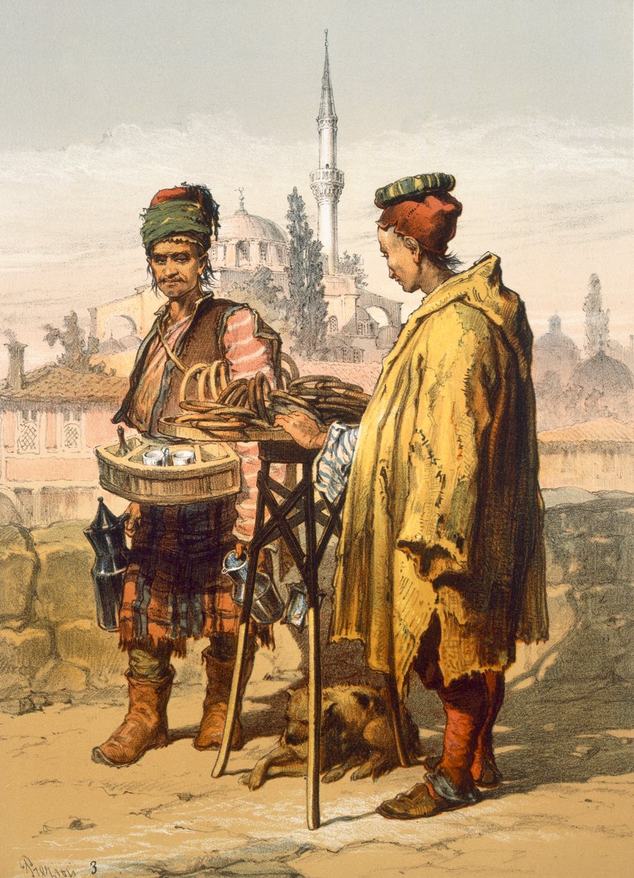 Ambulnt Snack Sellers，1865 作者 阿马德奥·普雷齐奥西