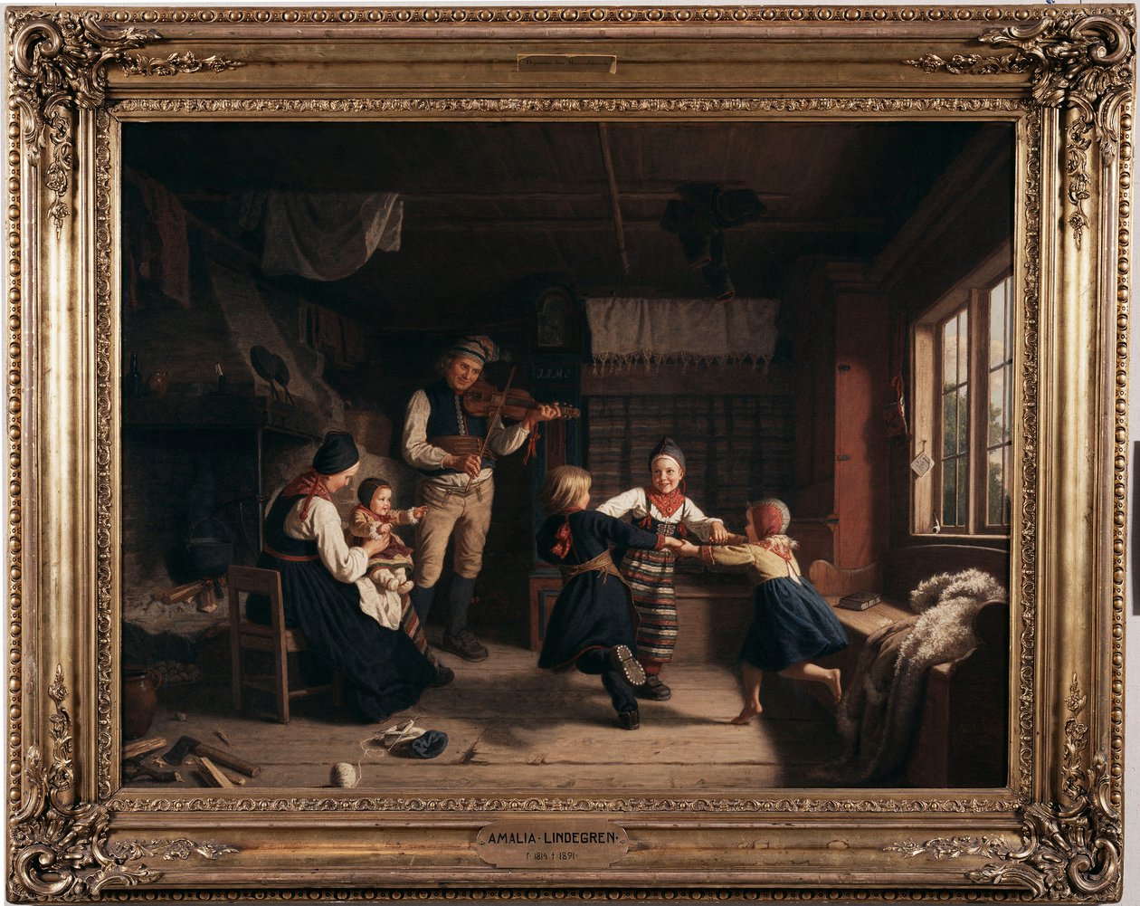 周日晚上在山谷小屋 作者 阿玛莉亚·林德格伦（Amalia Lindegren）