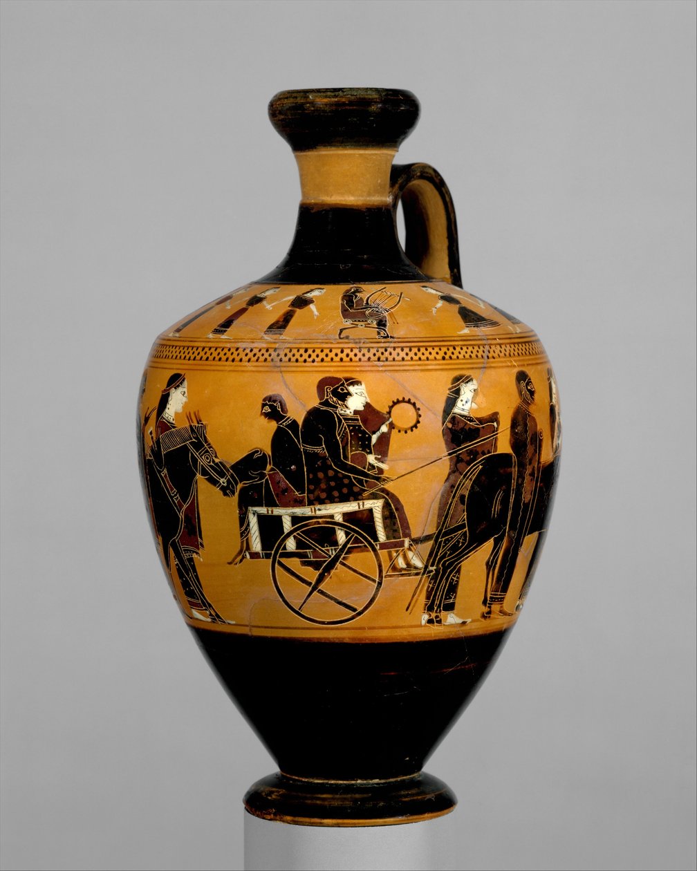 赤土陶器，公元前550-530（兵马俑） 作者 Amasis画家