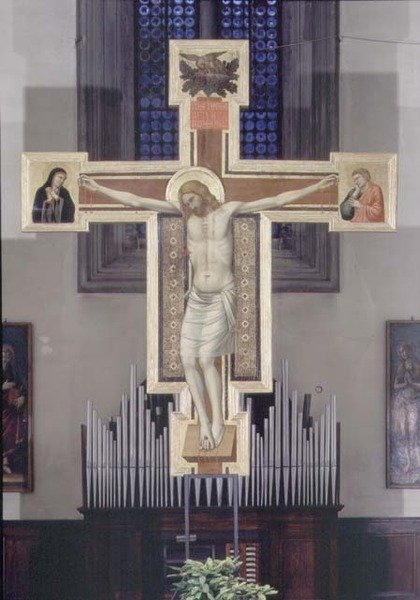 耶稣受难(面板) 作者 Ambrogio Bondone（车间）Giotto