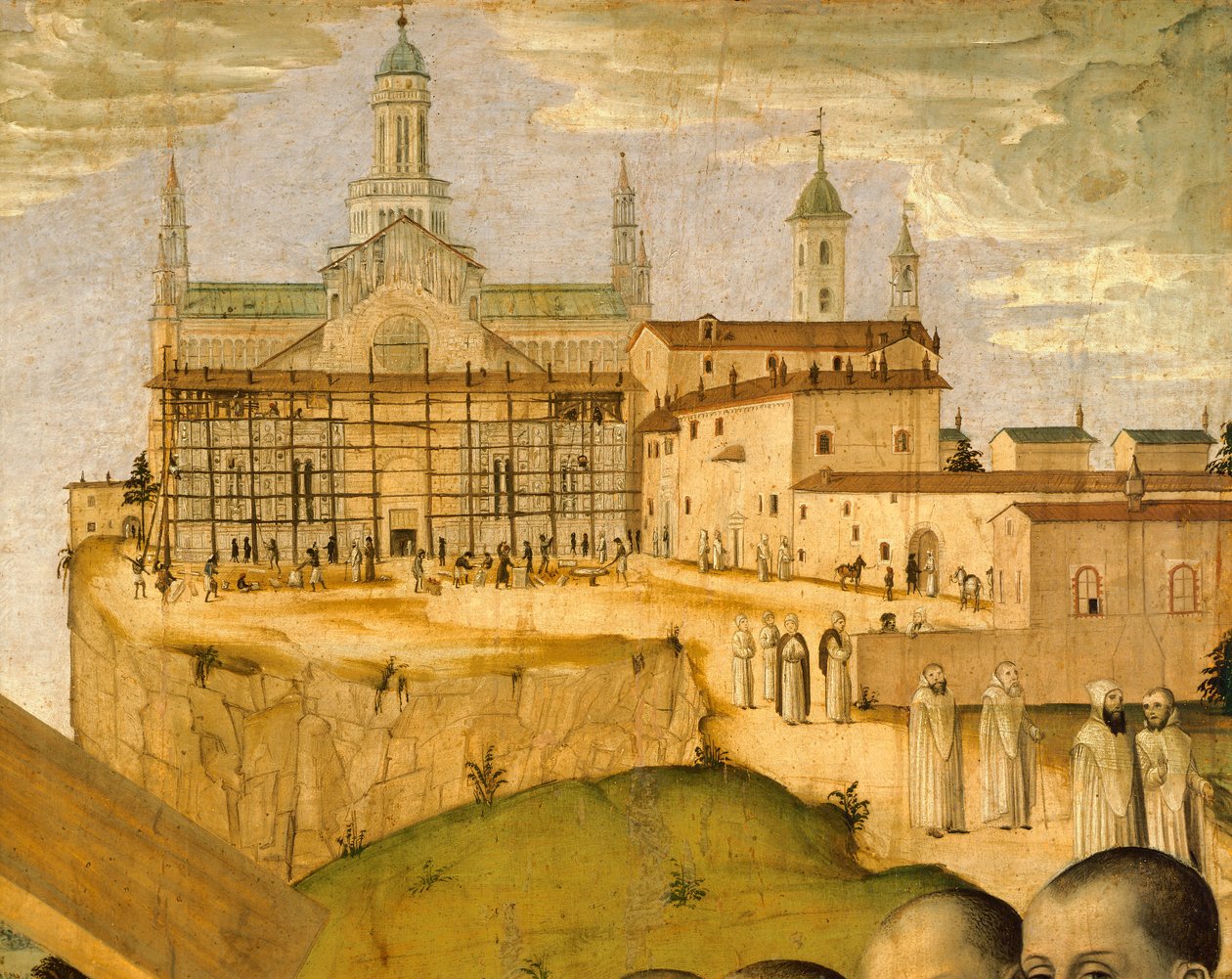 安布罗吉奥-达-福萨诺（Ambrogio da Fossano，约 1453-1523 年）在意大利建造的帕维亚教堂，15 世纪，细节 作者 安布罗焦·达·福萨诺（c.1460-1523）