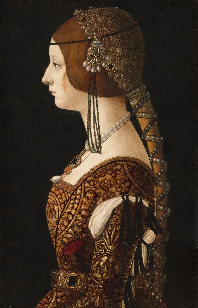 Bianca Maria Sforza 作者 安布罗焦·德·普雷迪斯