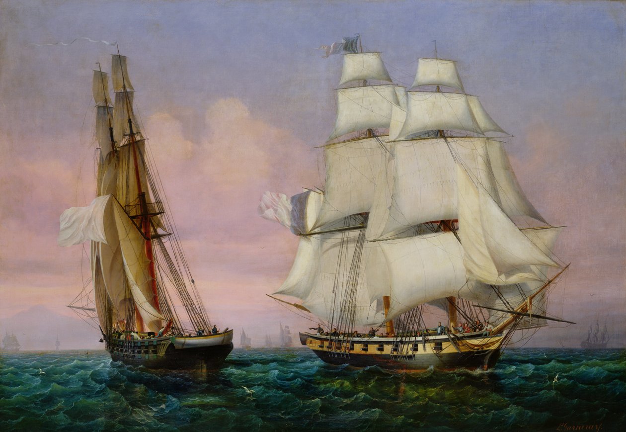从厄尔巴回来，c.1852 作者 安布罗斯·路易斯·加内雷