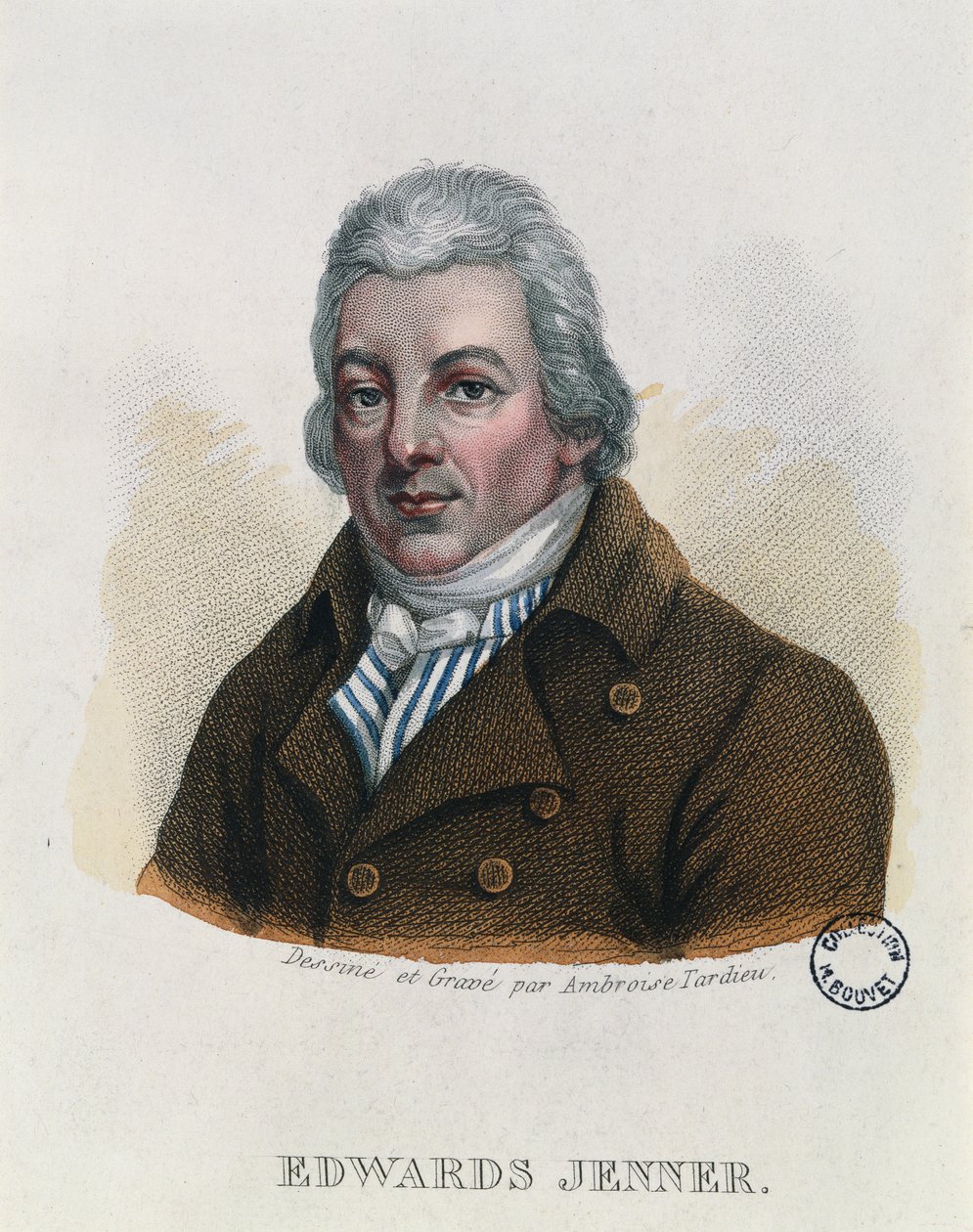 Edward Jenner的肖像（1749-1823） 作者 安布罗斯·塔迪厄（Ambroise Tardieu）
