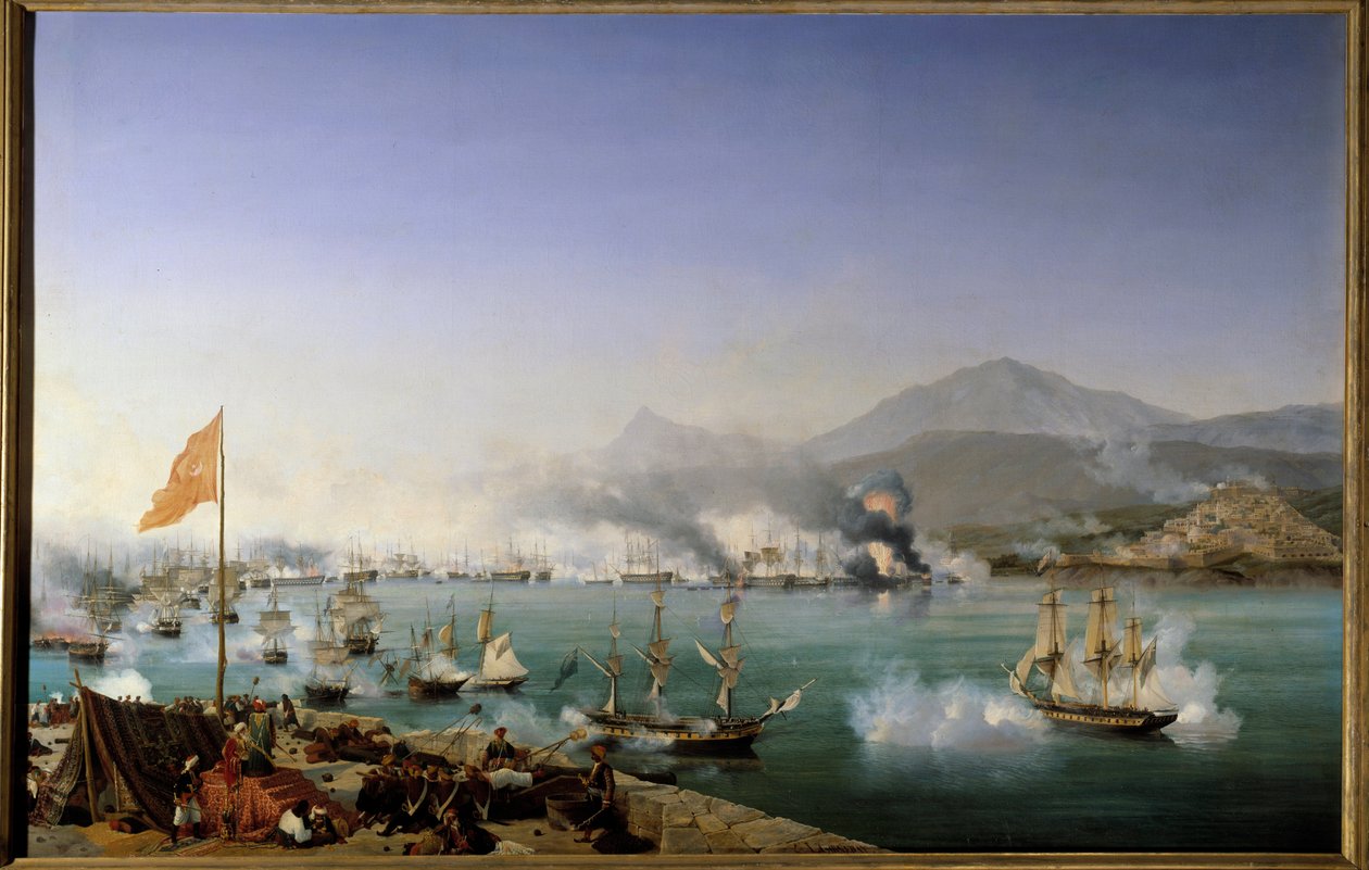 Greek Independence War: “” View of Navarin