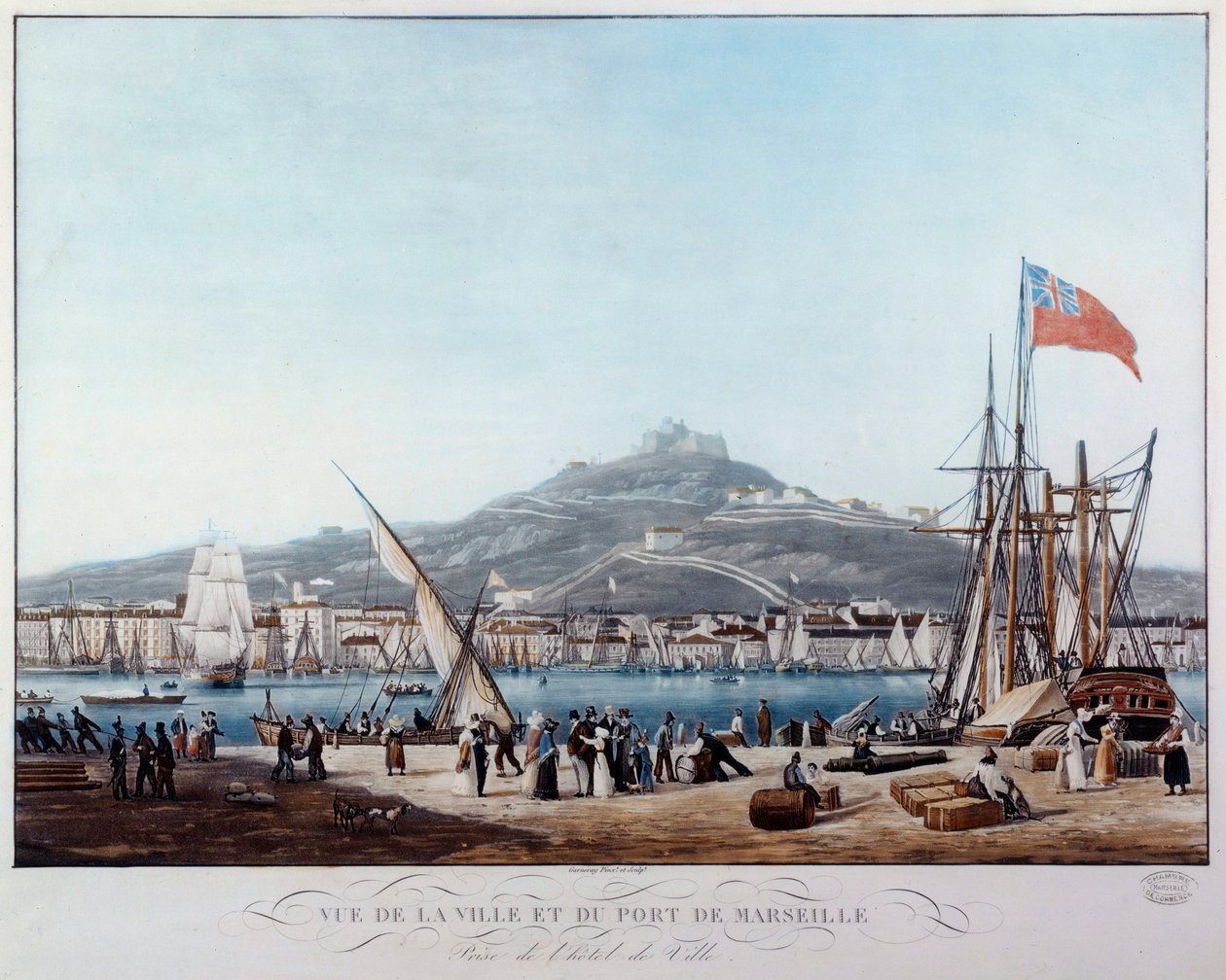 Ambroise Louis Garneray (1783-1857) 19 世纪马赛，海洋博物馆 作者 安布罗斯·路易斯·加内雷
