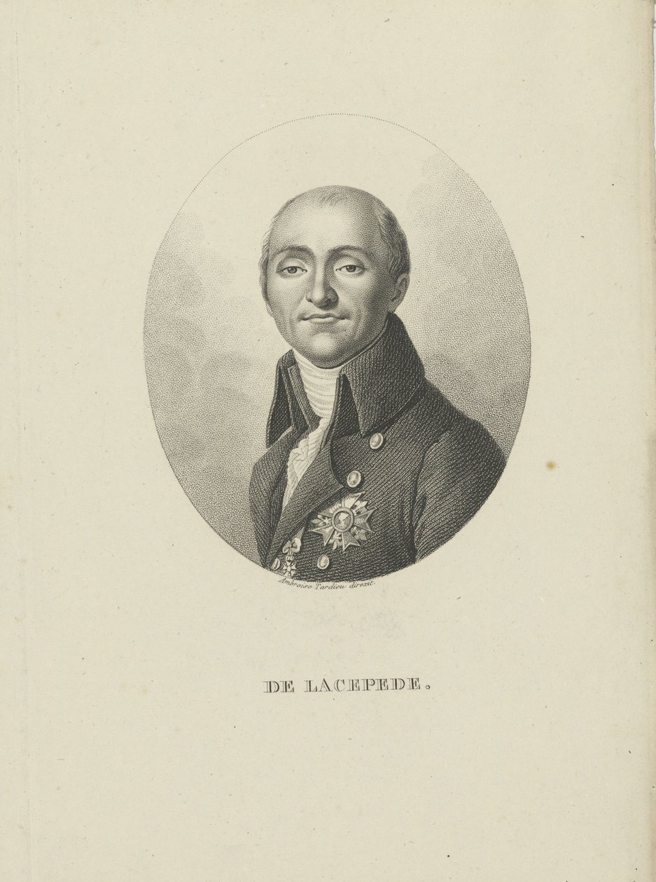 Bernard-Germain-Etienne de la Ville-sur-Illon，拉塞佩伯爵（1756-1815），c。 1810。 作者 安布罗斯·塔迪厄（Ambroise Tardieu）