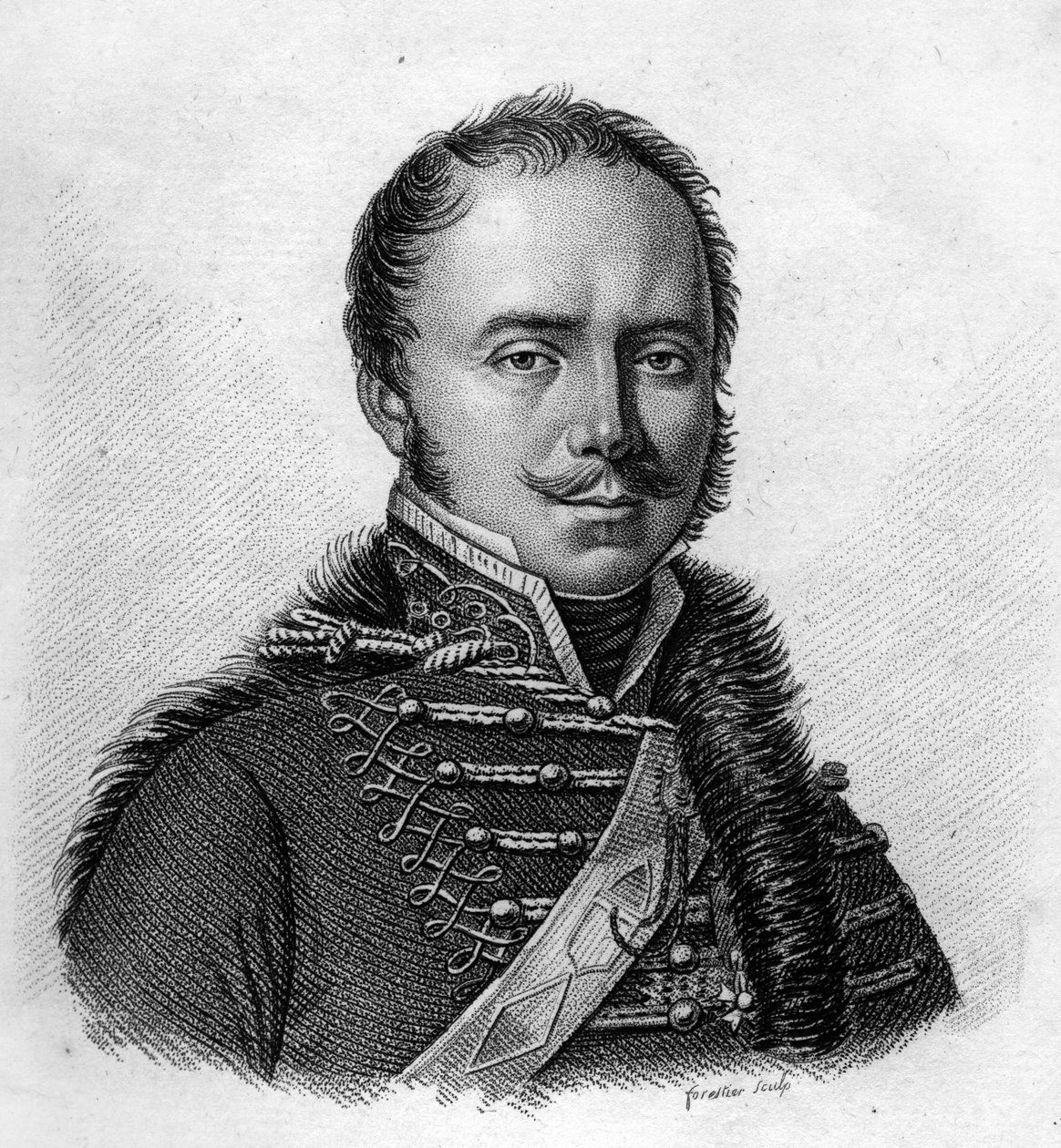 查尔斯-弗朗索瓦-勒布伦，普莱森蒂公爵 法国政治家（1739年至1824年）。载于《法国胜利和征服后的法国将军肖像》。Ambroise Tardieu于1818年雕刻的。斯泰拉收藏。 作者 安布罗斯·塔迪厄（Ambroise Tardieu）