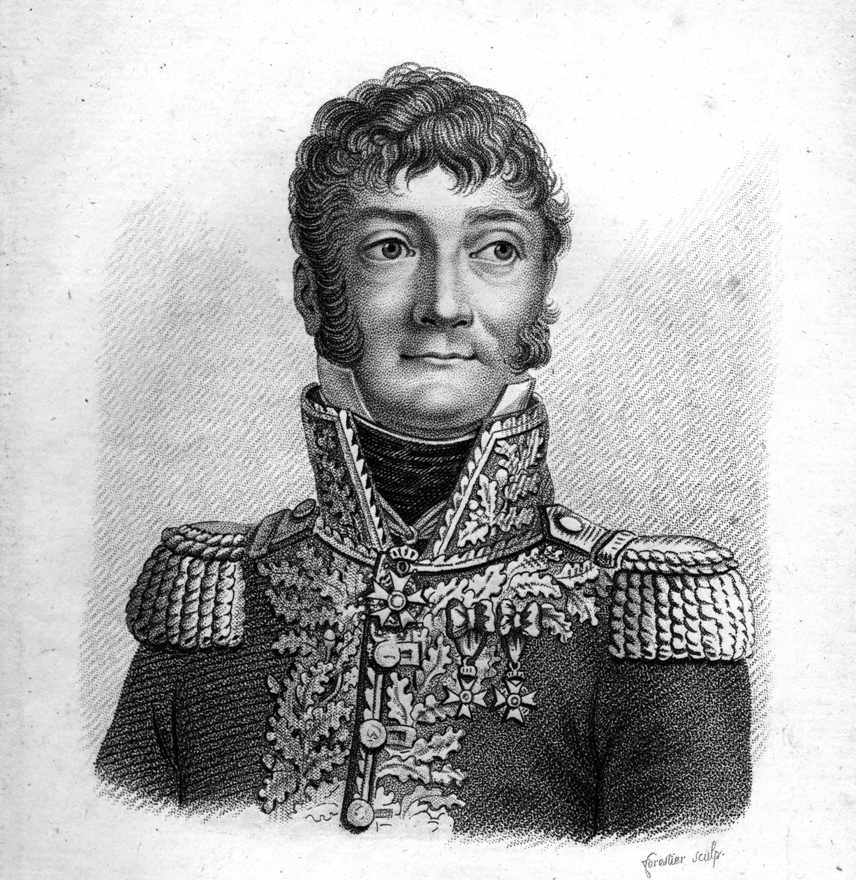 盖纳尔-约瑟夫-巴尔巴内格雷。1772-1830年。载于《法国将军肖像》。Ambroise Tardieu于1818年雕刻的。斯泰拉收藏 作者 安布罗斯·塔迪厄（Ambroise Tardieu）