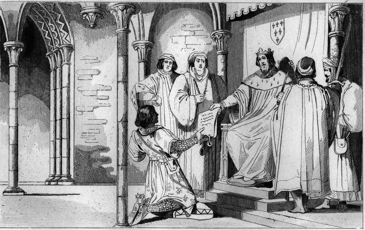 1327年，查理四世（1294-1328年）废除了波旁王朝的封地，让罗伯特-德-克莱蒙的儿子和圣路易的孙子路易一世继承。 作者 安布罗斯·塔迪厄（Ambroise Tardieu）