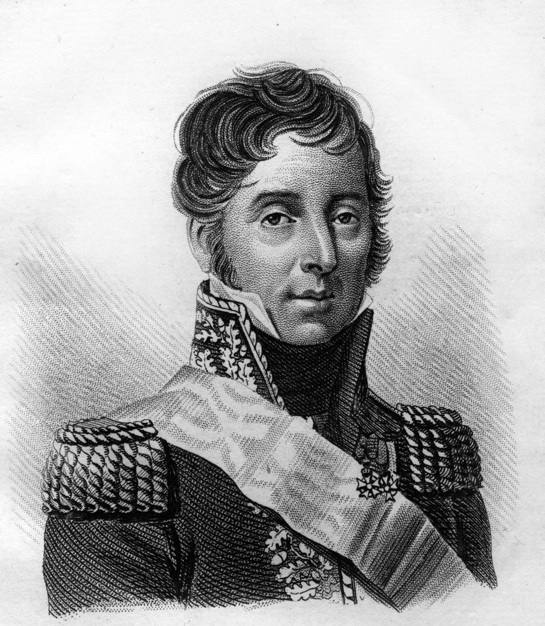 让-安托万-韦尔迪耶（Jean Antoine Verdier，1775-1850）--载于 "法国胜利和征服后的法国将军画像"。Ambroise Tardieu于1818年雕刻的。斯泰拉收藏。 作者 安布罗斯·塔迪厄（Ambroise Tardieu）