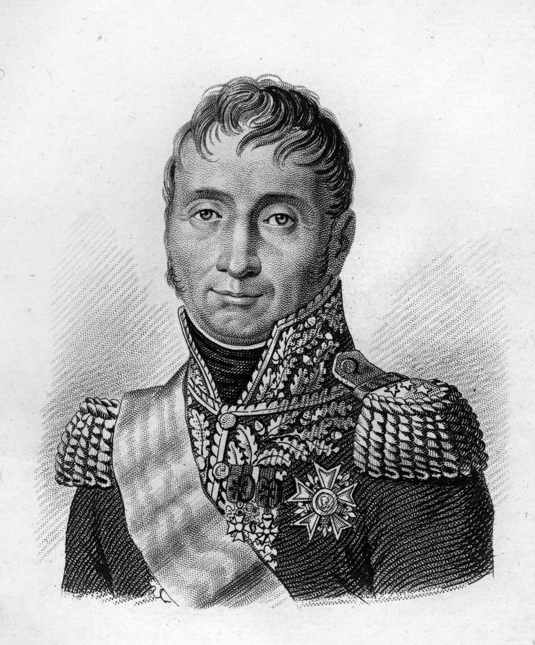 让-多米尼克-康芒斯（Jean Dominique COMPANS）（1769-1845）--载于《法国胜利和征服后的法国将军画像》。Ambroise Tardieu于1818年雕刻的。斯泰拉收藏。 作者 安布罗斯·塔迪厄（Ambroise Tardieu）