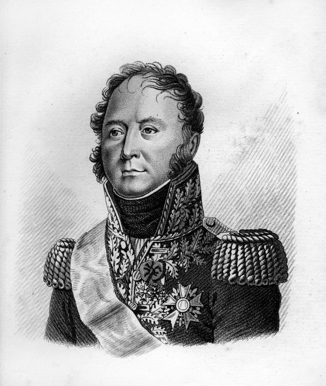 奥古斯丁-丹尼尔-贝利雅尔将军（1769-1832）--载于《法国胜利和征服后的法国将军肖像》。Ambroise Tardieu于1818年雕刻的。Stella系列。 作者 安布罗斯·塔迪厄（Ambroise Tardieu）