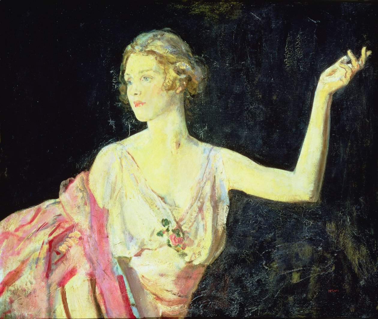 Lady Diana Cooper，1915年 作者 安布罗斯·麦克沃伊