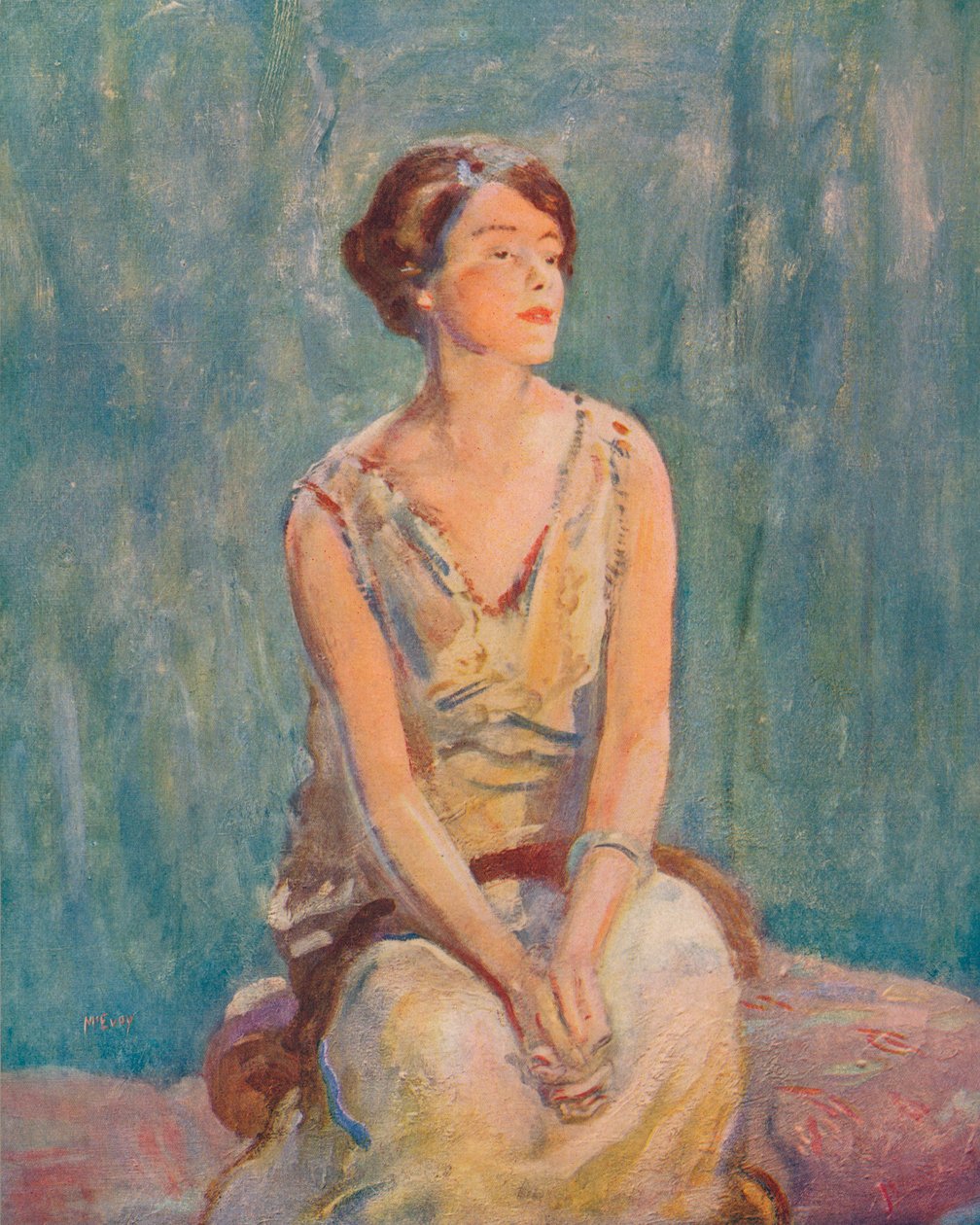 肖像，c1922，c1932 作者 安布罗斯·麦克沃伊
