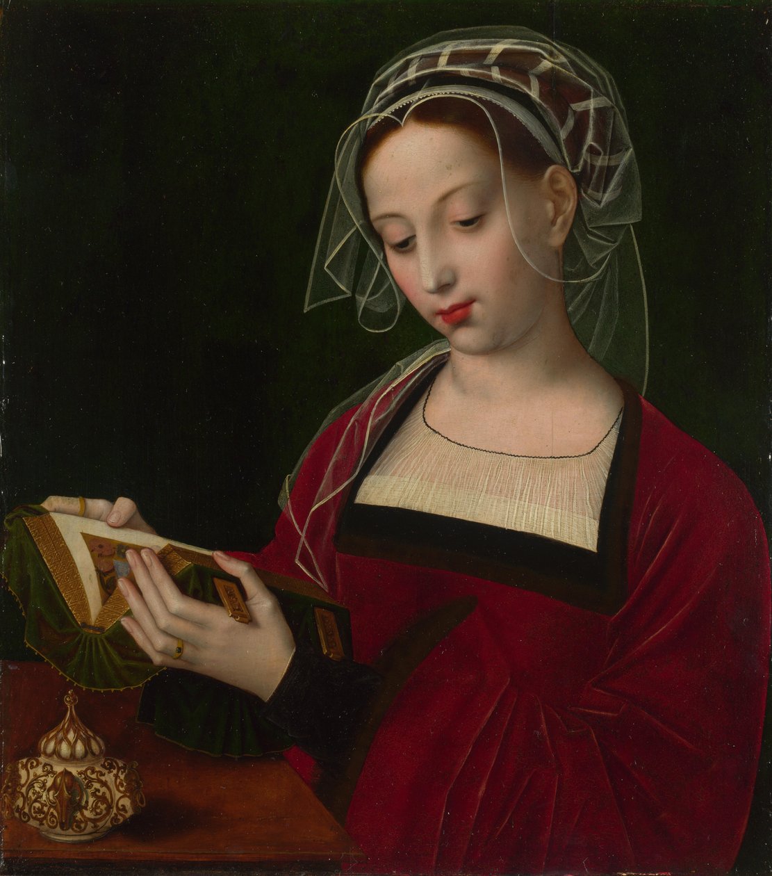 Mary Magdalen读书 作者 安布罗休斯·本森（Ambrosius Benson）