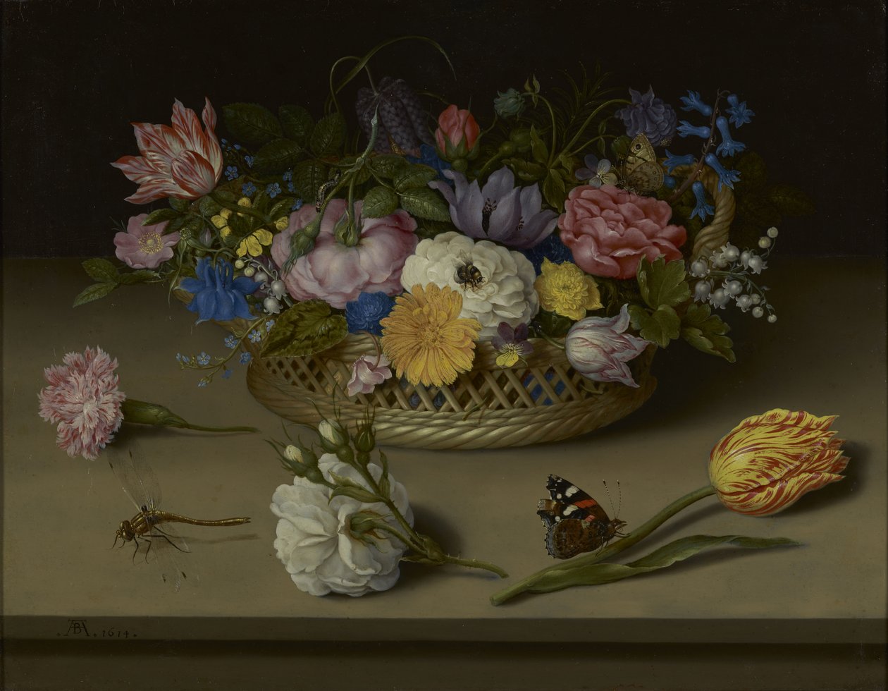 花静物 作者 安布罗修斯长老 Bosschaert