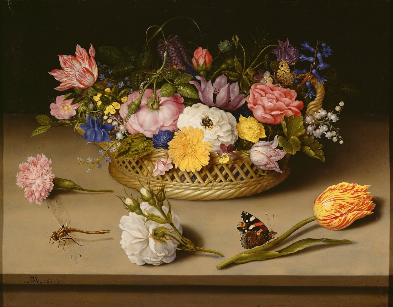 花静物 作者 安布罗修斯长老 Bosschaert
