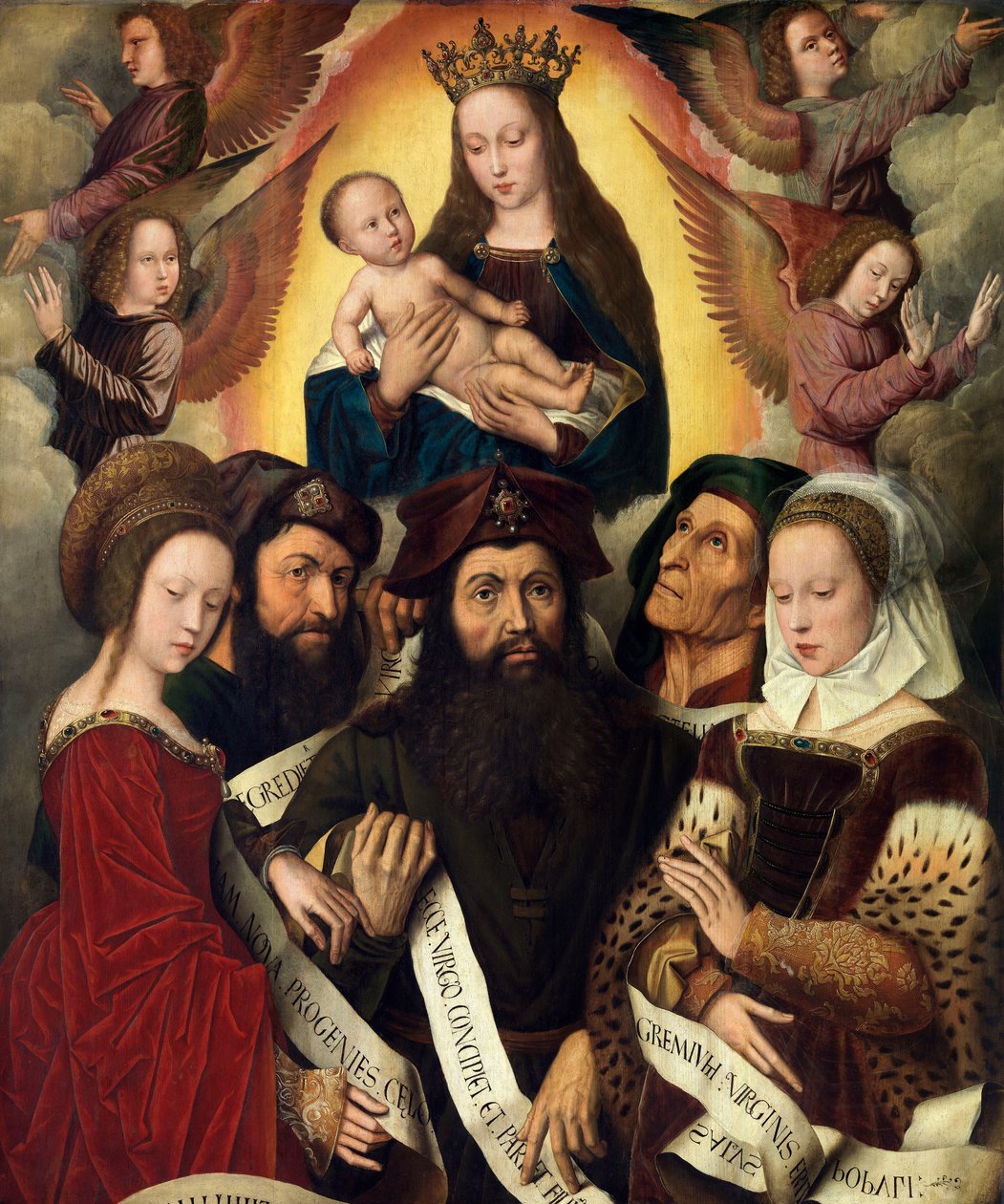 处女座》（油画） 作者 安布罗休斯·本森（Ambrosius Benson）