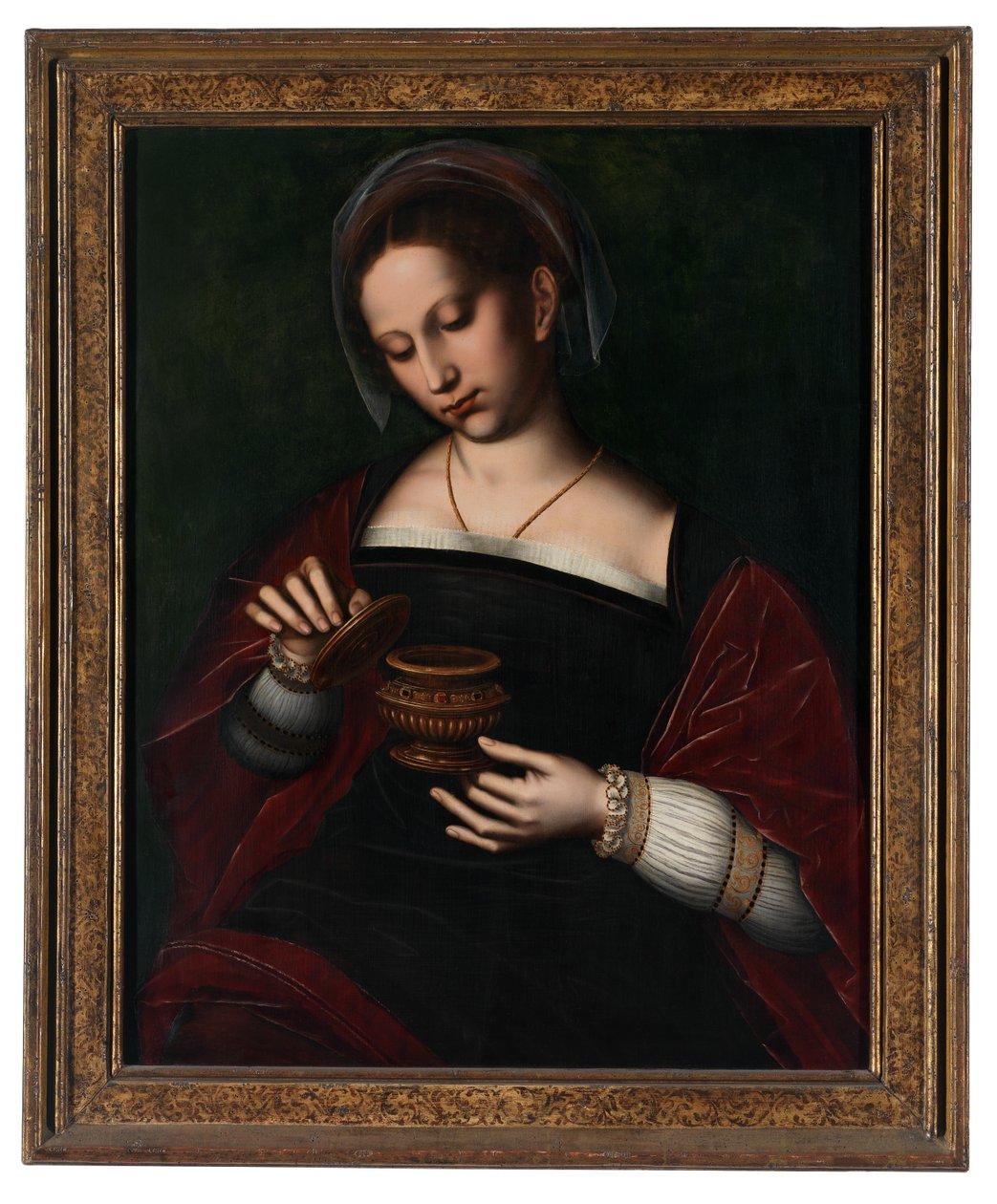 抹大拉的马利亚（布面油画） 作者 安布罗休斯·本森（Ambrosius Benson）