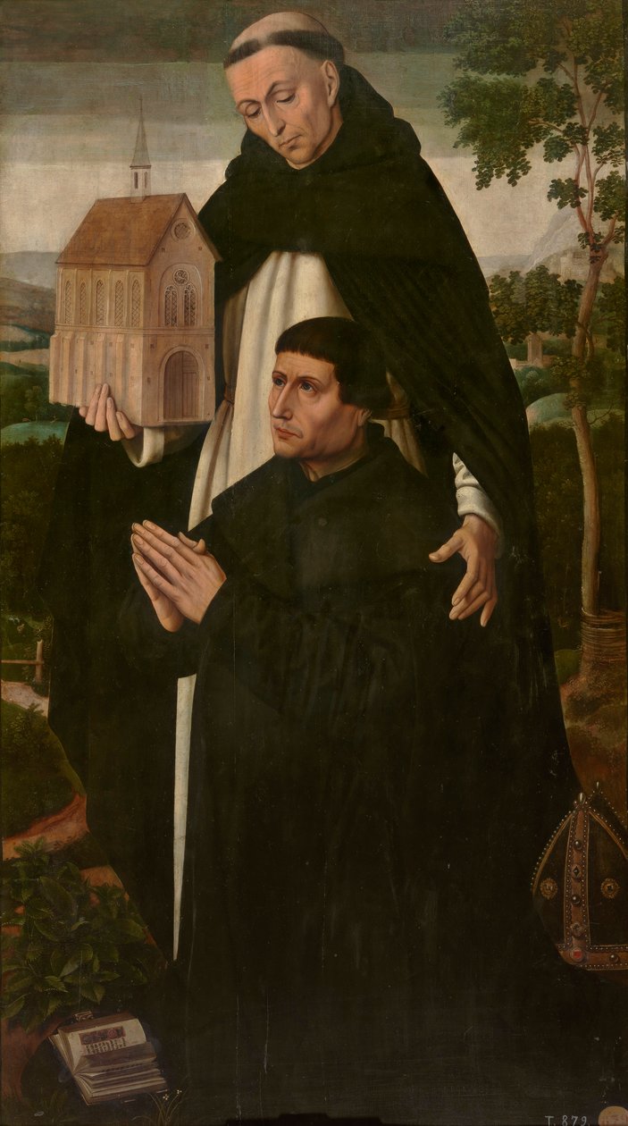 圣托马斯和一位捐赠者 作者 安布罗休斯·本森（Ambrosius Benson）