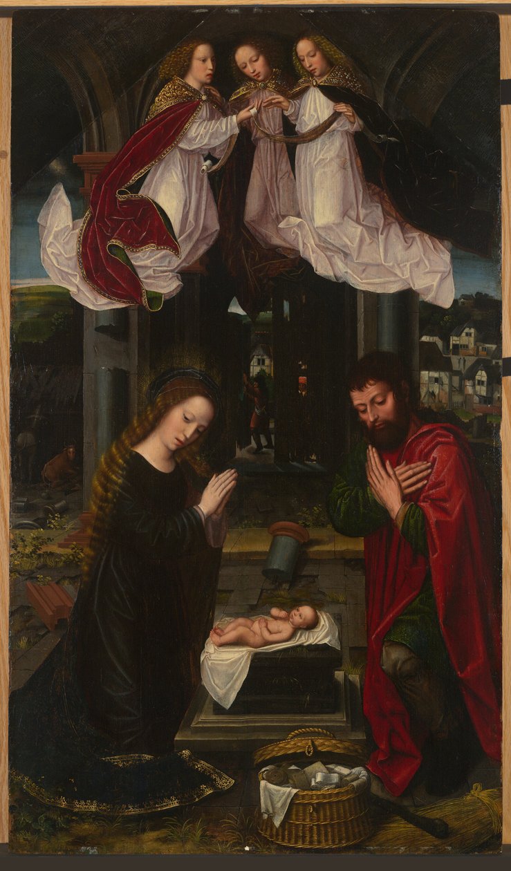 耶稣诞生 作者 安布罗休斯·本森（Ambrosius Benson）