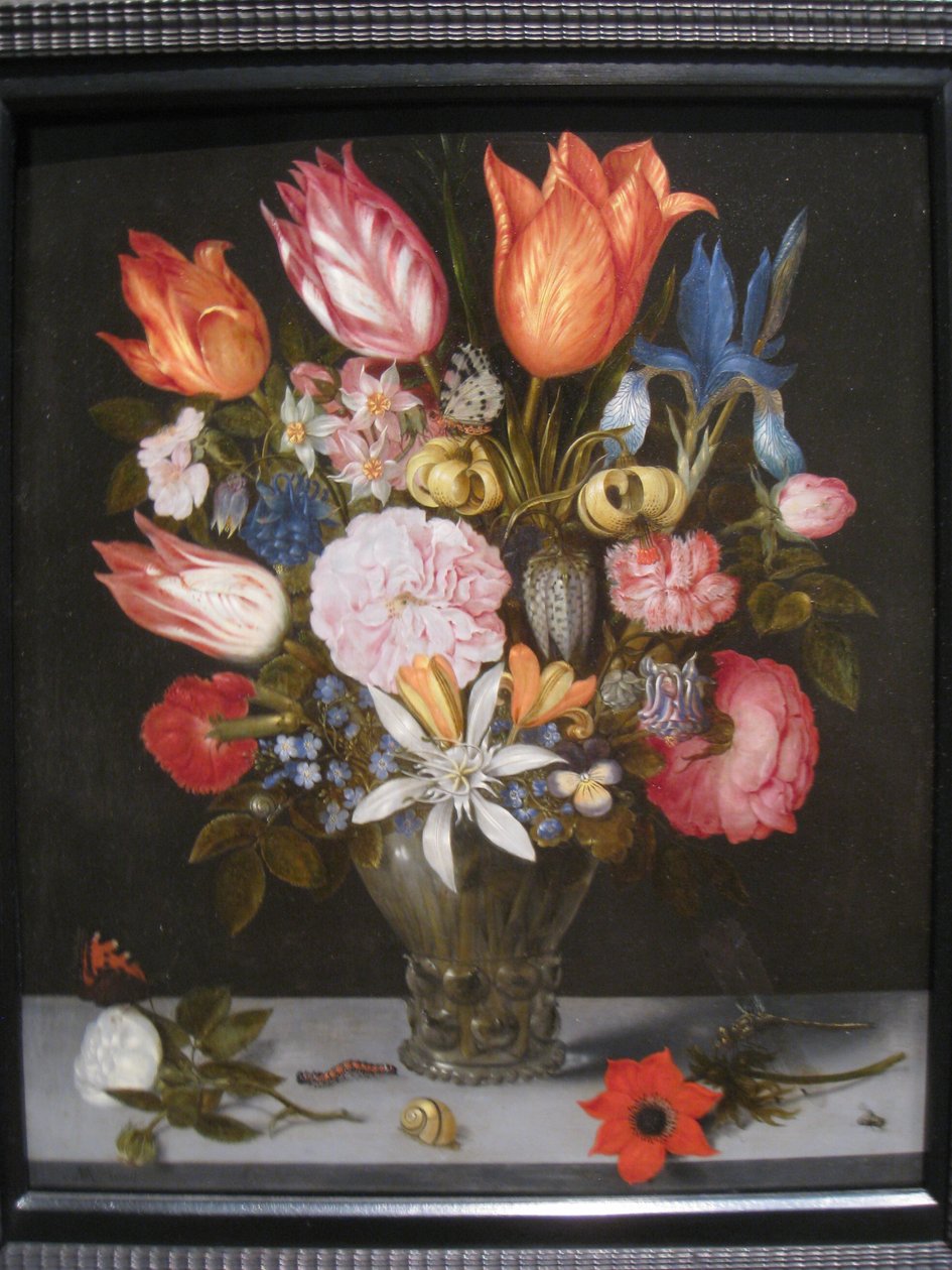 杯中花 作者 安布罗休斯·博沙耶特（Ambrosius Bosschaert）
