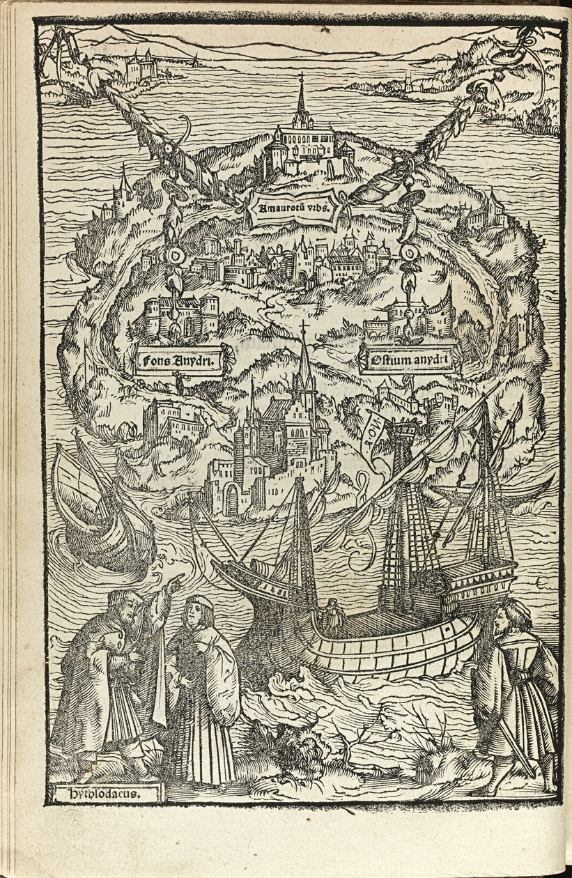 乌托邦（Thomas More），1518年 作者 安布罗休斯·霍尔拜因