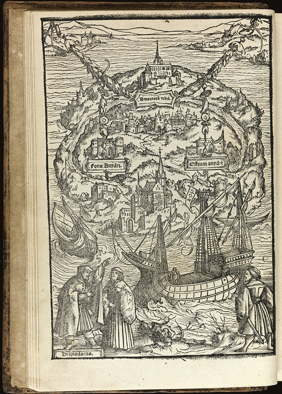 乌托邦（Thomas More），1518年 作者 安布罗休斯·霍尔拜因