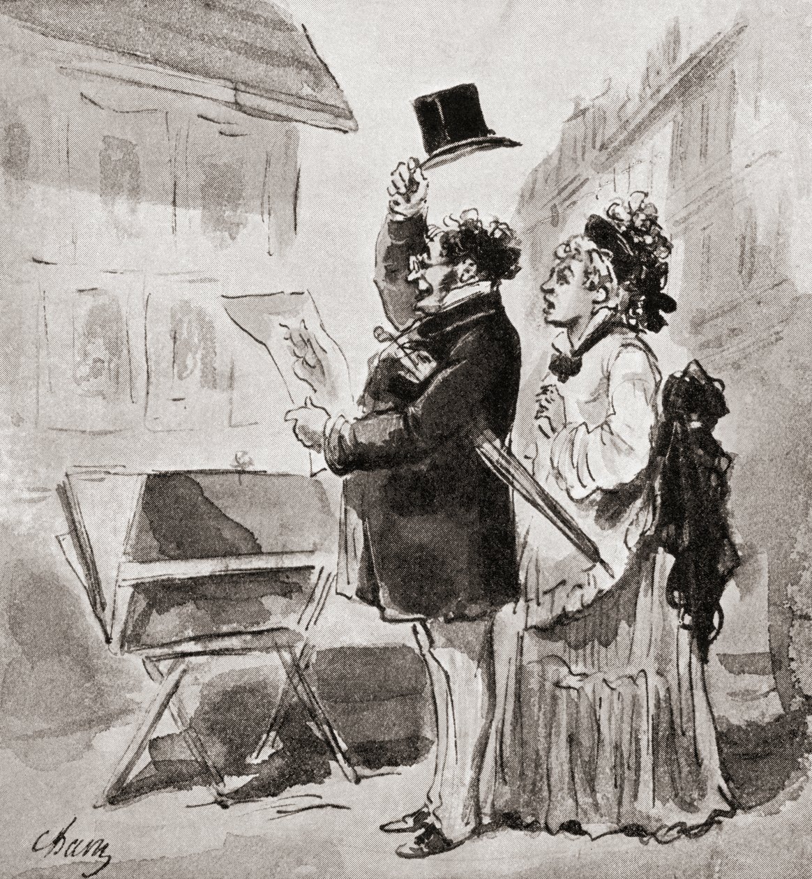 The Estusiastic Collector，The Quest of The Print，1932年出版 作者 Amedee de Noe (占婆)
