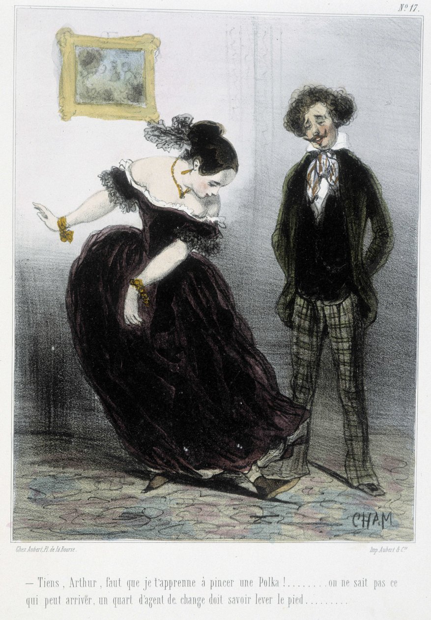 Caricature - in “” Madeleines”” by Cham, v.1870-1880 作者 Amedee de Noe (占婆)