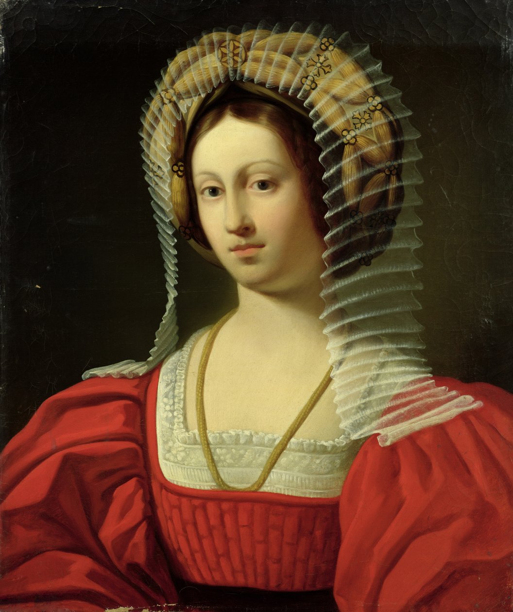 Giovanna I（1326-82），那不勒斯女王，1842年 作者 Amedee草