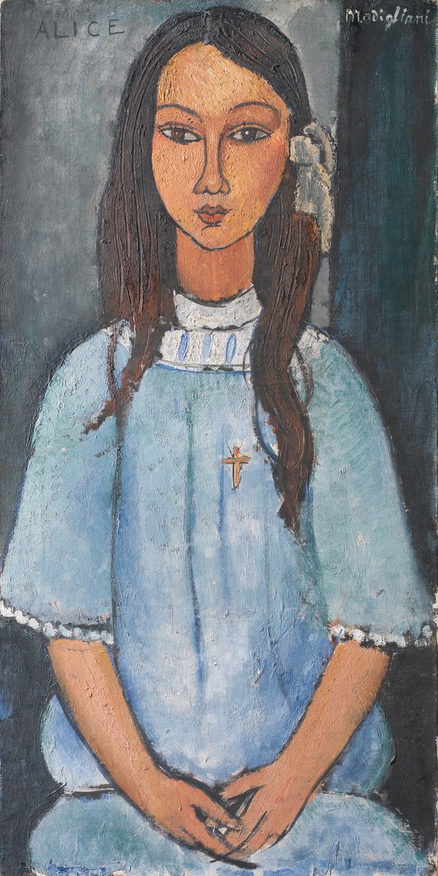 爱丽丝，c。 1918年 作者 阿梅代奥·莫迪利亚尼