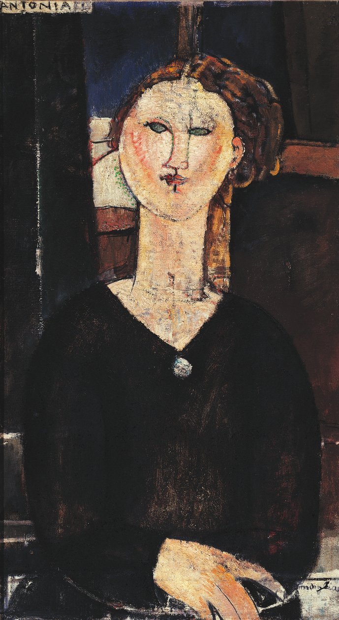 Antonia，c.1915 作者 阿梅代奥·莫迪利亚尼