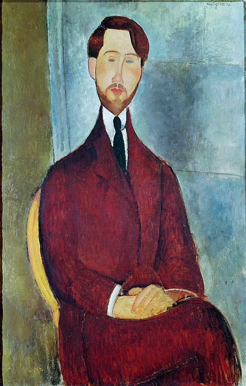 Leopold Zborowski，1917 作者 阿梅代奥·莫迪利亚尼