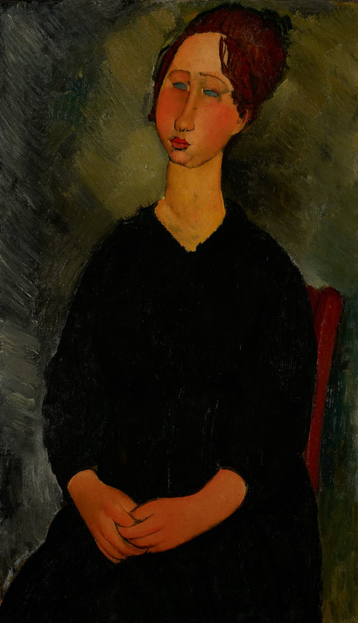 小仆人女孩，1916年 作者 阿梅代奥·莫迪利亚尼