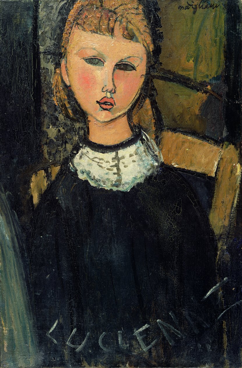 Lucienne，c.1916-17 作者 阿梅代奥·莫迪利亚尼