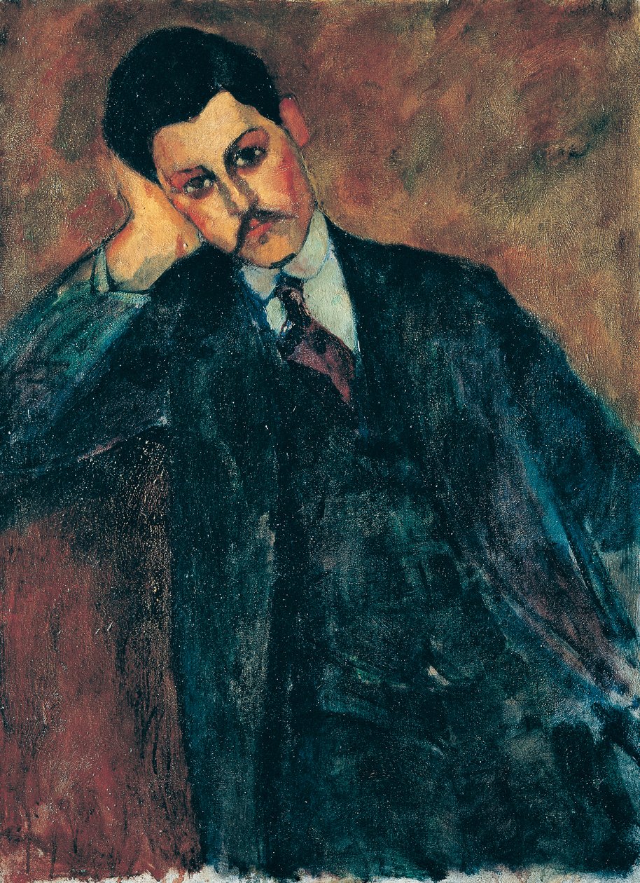Jean Alexandre的肖像于1909年实现 作者 阿梅代奥·莫迪利亚尼