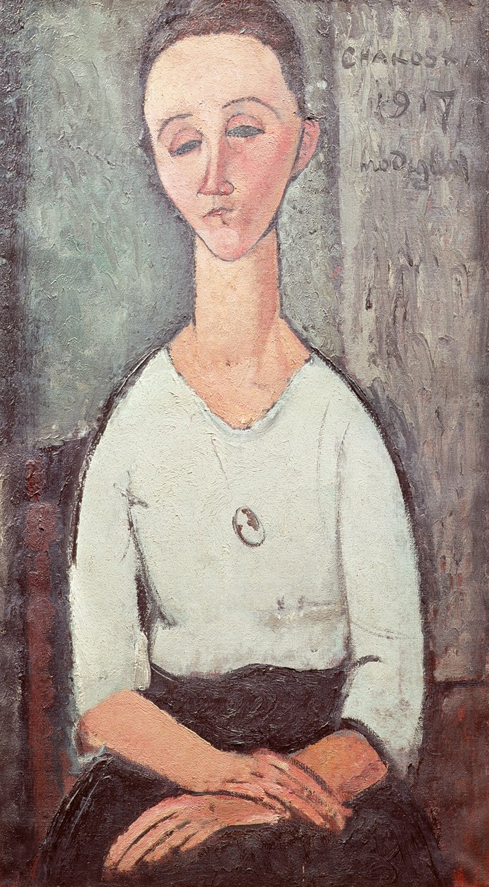 Chakowska夫人的肖像，1917年 作者 阿梅代奥·莫迪利亚尼