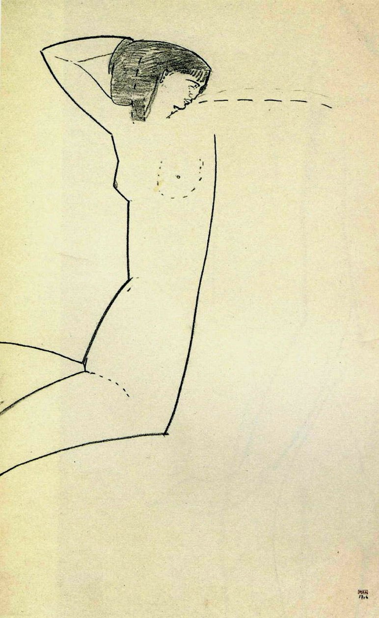 安娜·阿赫玛托娃（Anna Akhmatova），1911年 作者 阿梅代奥·莫迪利亚尼