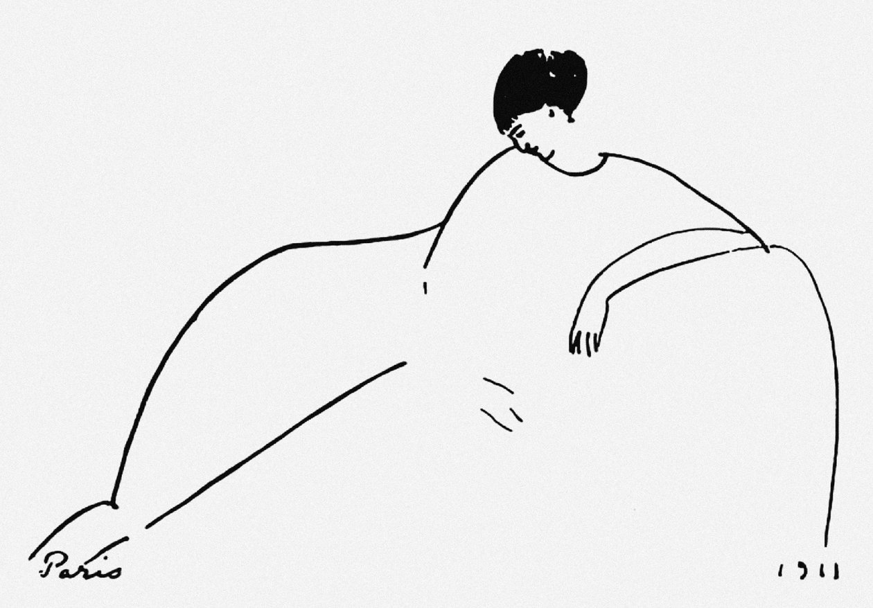 安娜·阿赫玛托娃（Anna Akhmatova），1911年 作者 阿梅代奥·莫迪利亚尼