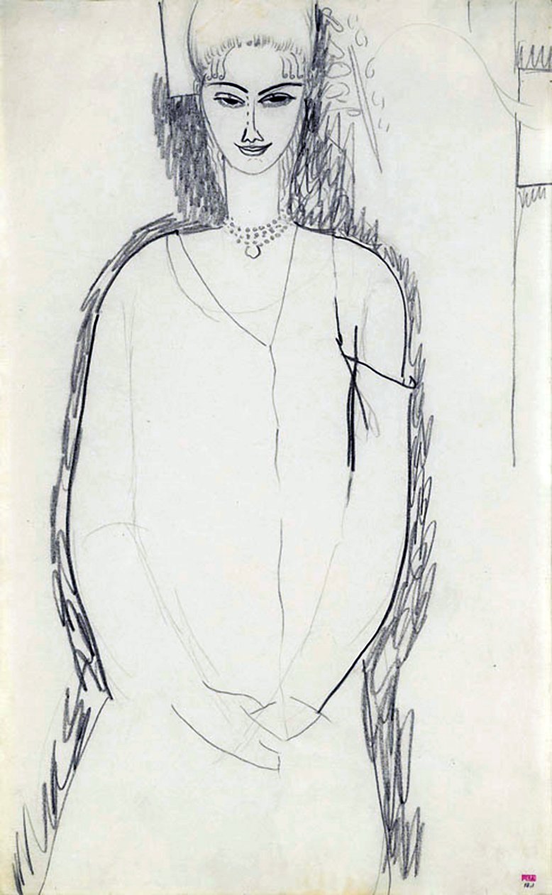 安娜·阿赫玛托娃（Anna Akhmatova），1911年 作者 阿梅代奥·莫迪利亚尼