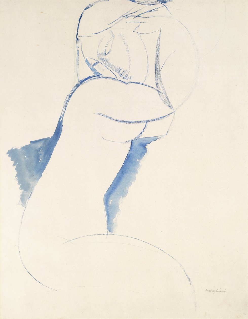 卡里亚蒂，约1913年 作者 阿梅代奥·莫迪利亚尼