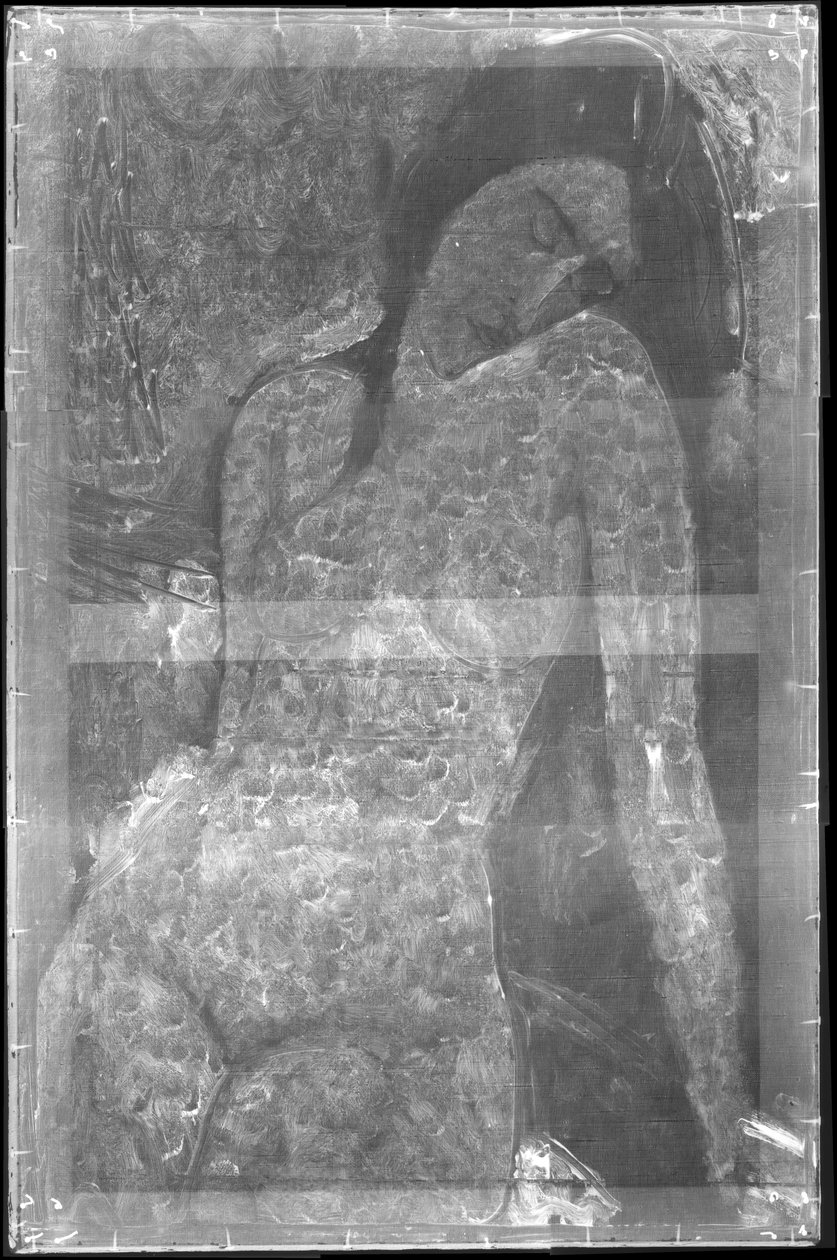 女性裸体，约 1916 年（X 光照片） 作者 阿梅代奥·莫迪利亚尼