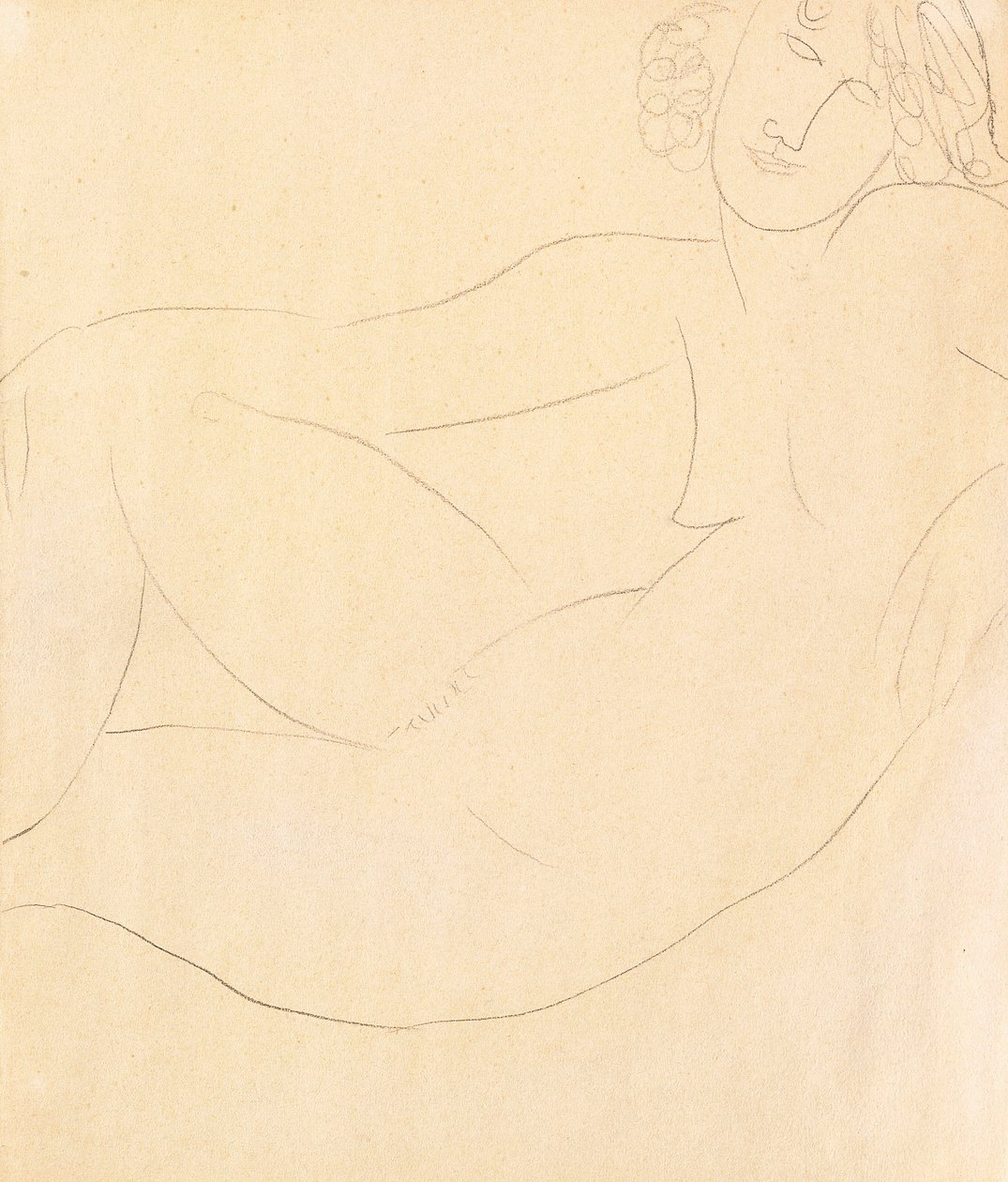 裸女Accoudee，1918年 作者 阿梅代奥·莫迪利亚尼