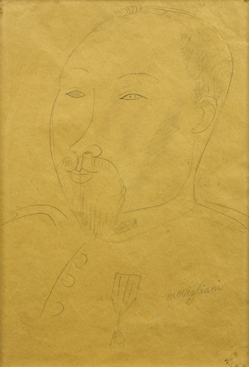纪尧姆·阿波利奈尔（Guillaume Apollinaire），士兵；纪尧姆·阿波利奈尔（Guillaume Apollinaire），作为一名士兵， 作者 阿梅代奥·莫迪利亚尼